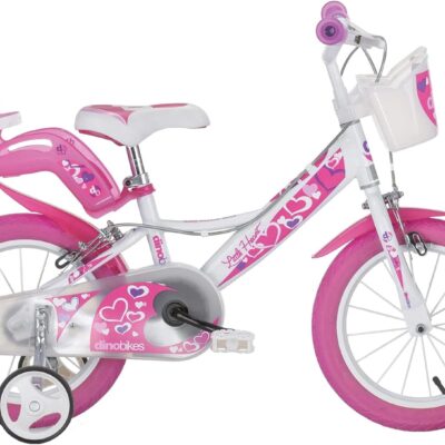Bicicletta 14  Little Heart White/Pink