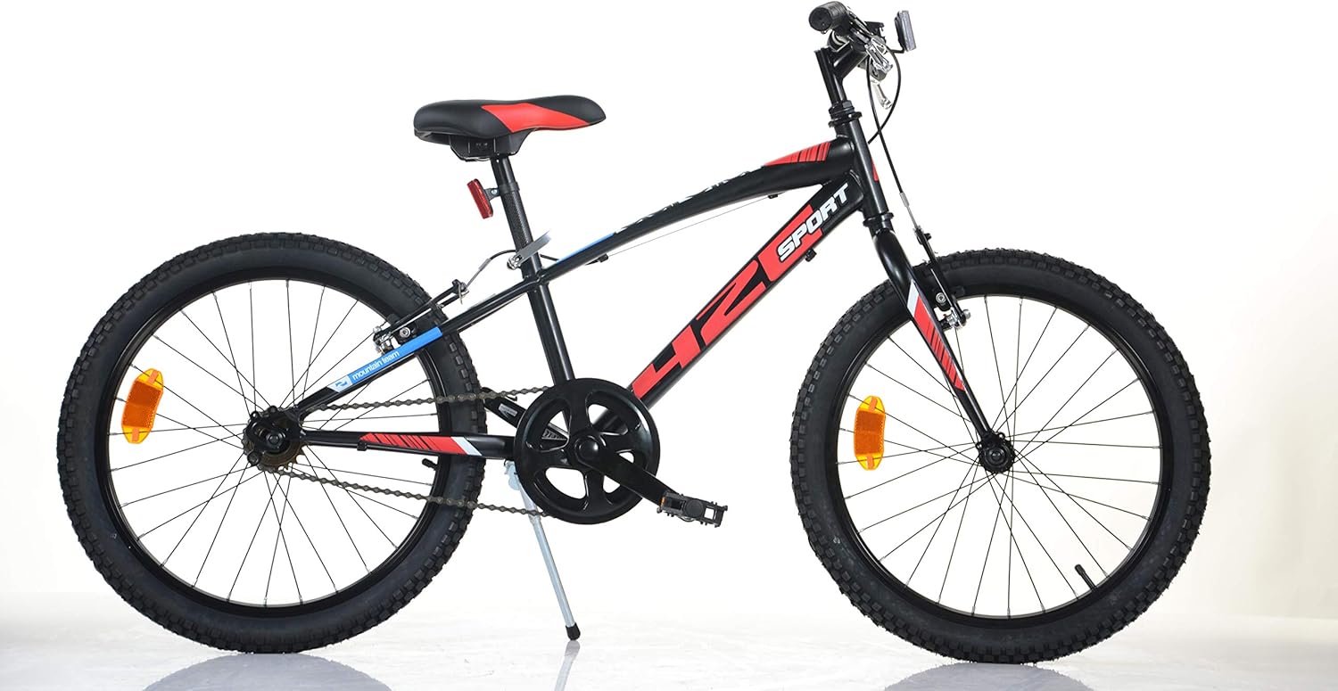 Bicicletta 20 Mtb Boy Nero Senza Cambio