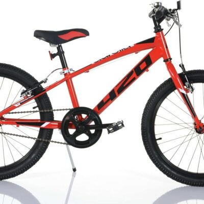 Bicicletta 20  Mtb Boy Rosso Senza Cambio