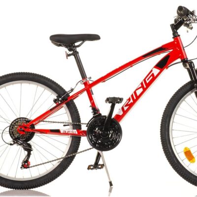 Bicicletta 24  Mtb Uomo Rosso