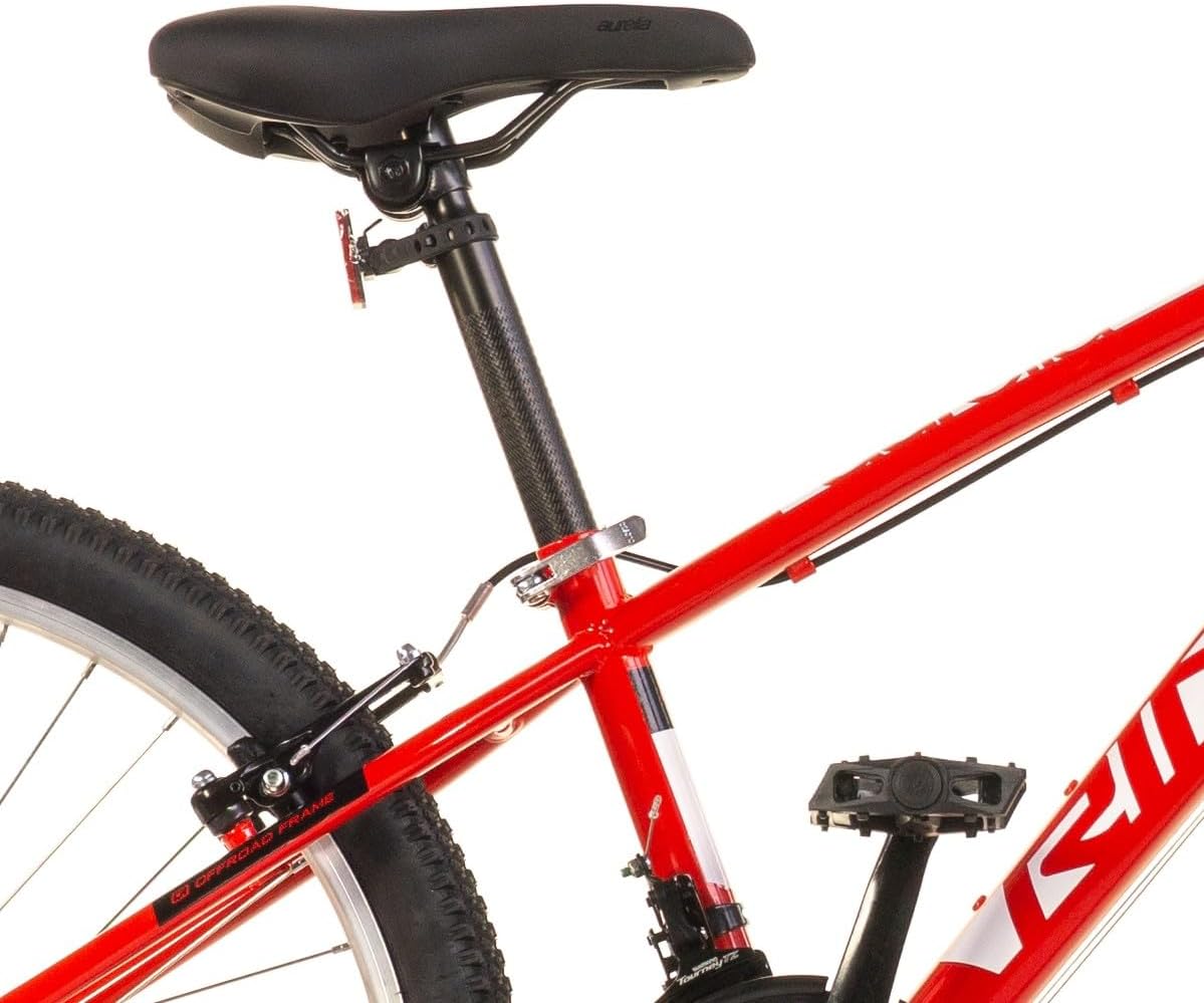 Bicicletta 24 Mtb Uomo Rosso - immagine 3
