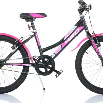 Bicicletta 20  Mtb Girl Nera Senza Cambio