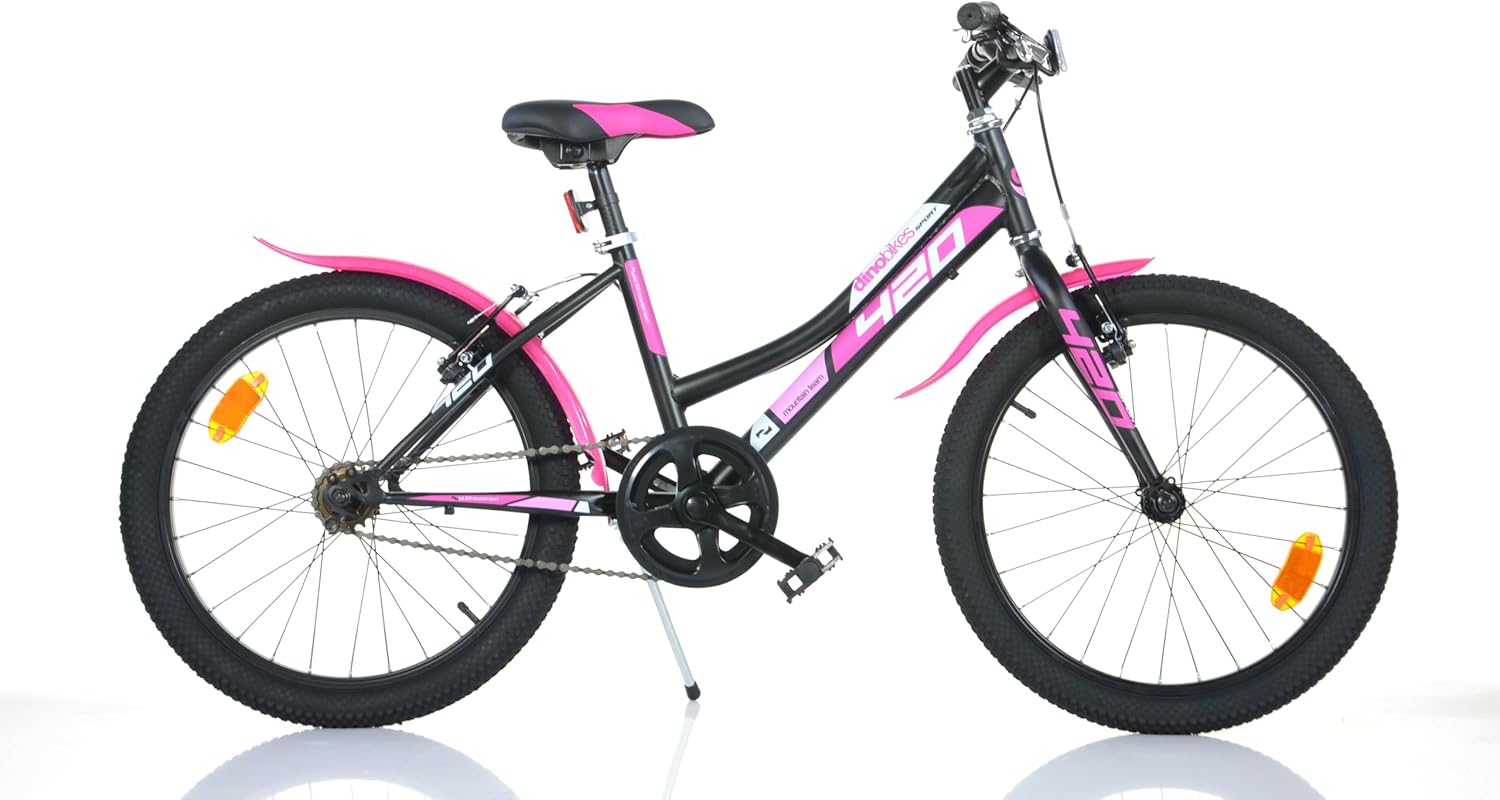 Bicicletta 20 Mtb Girl Nera Senza Cambio