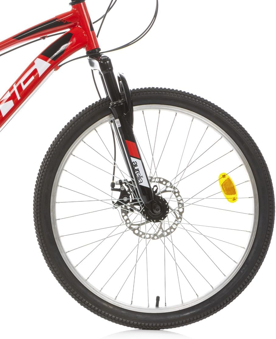 Bicicletta 24 Uomo Rosso - immagine 3