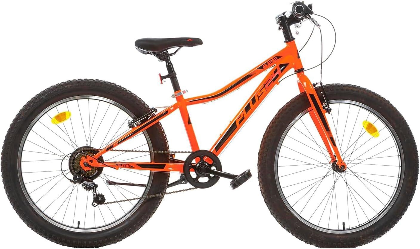 Bicicletta 24 Boy Fluo Plus Arancio