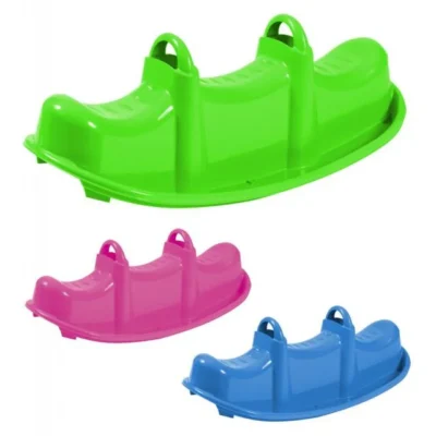 Dondolotto In Plastica 2 Posti 3 Colori Assortiti