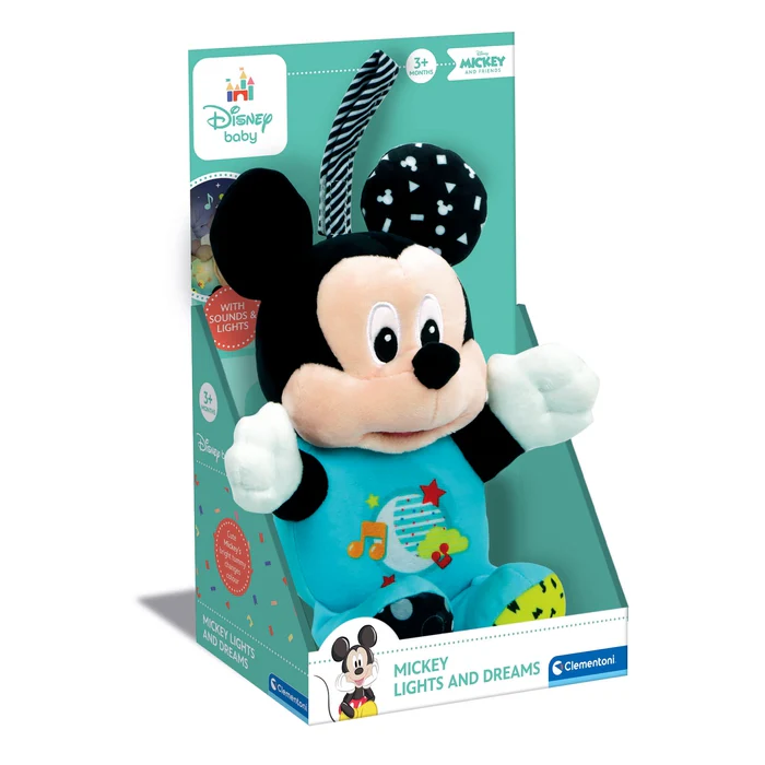 Baby Mickey Lighting Plush Baby Clementoni
