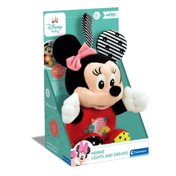 Baby Minnie Lighting Plush Baby Clementoni