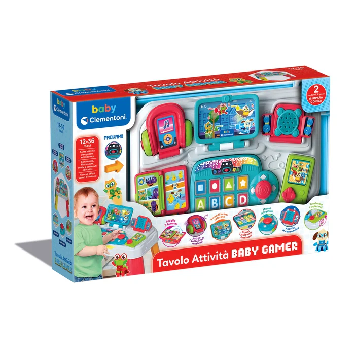 Tavolo Attività Baby Gamer Baby Clementoni