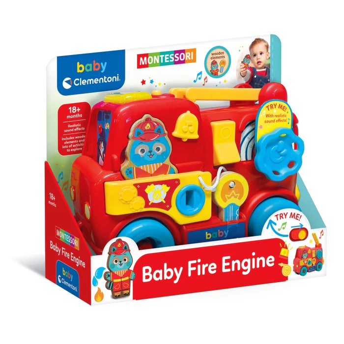 Montessori - Baby Firetruck Baby Clementoni
