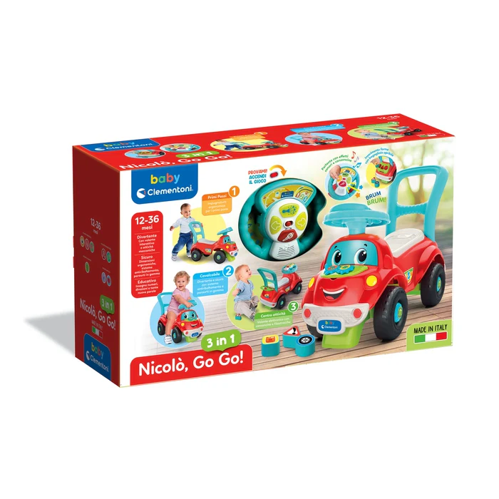 Nicolò Go Go 3 in 1 Baby Clementoni