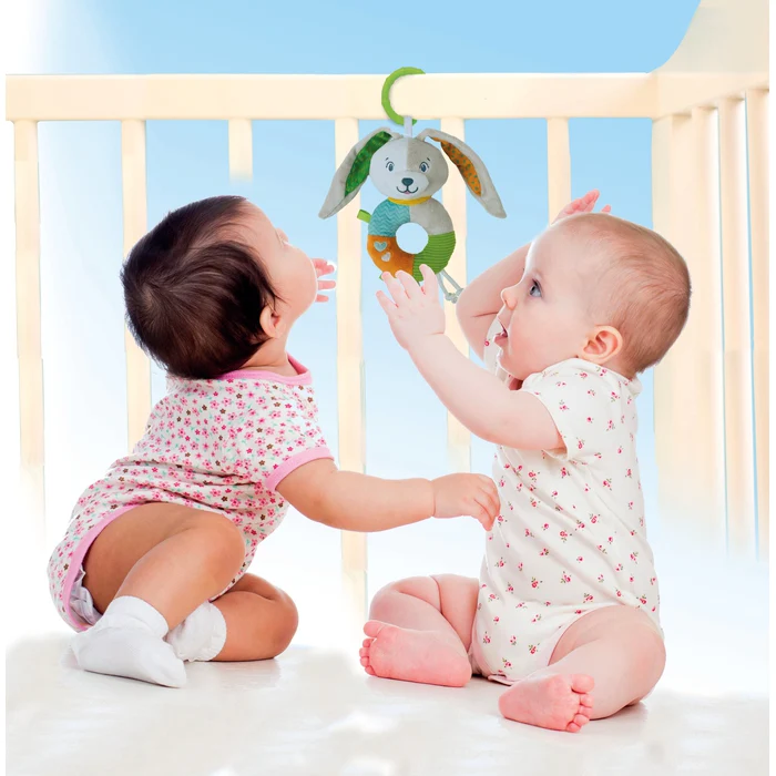 Morbido Coniglietto Sonaglino Baby Clementoni - immagine 2