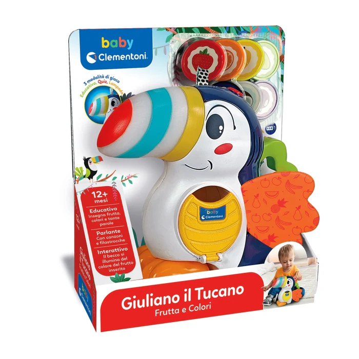 Giuliano il Tucano Frutta e Colori Baby Clementoni