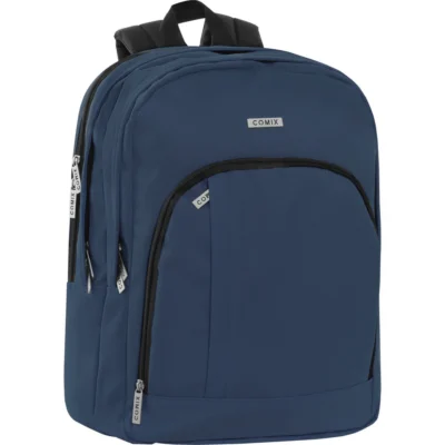 Zaino Organizzato Monocolore Blu Comix