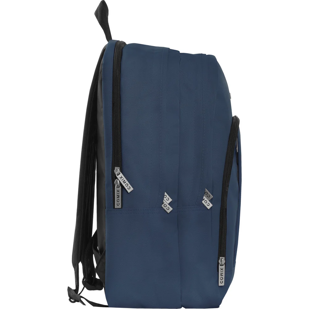 Zaino Organizzato Monocolore Blu Comix - immagine 3