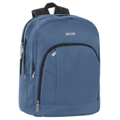 Zaino Organizzato Monocolore Dusty Blue Comix