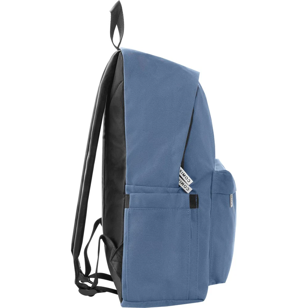 Zaino Americano Monocolore Dusty Blue Comix - immagine 2