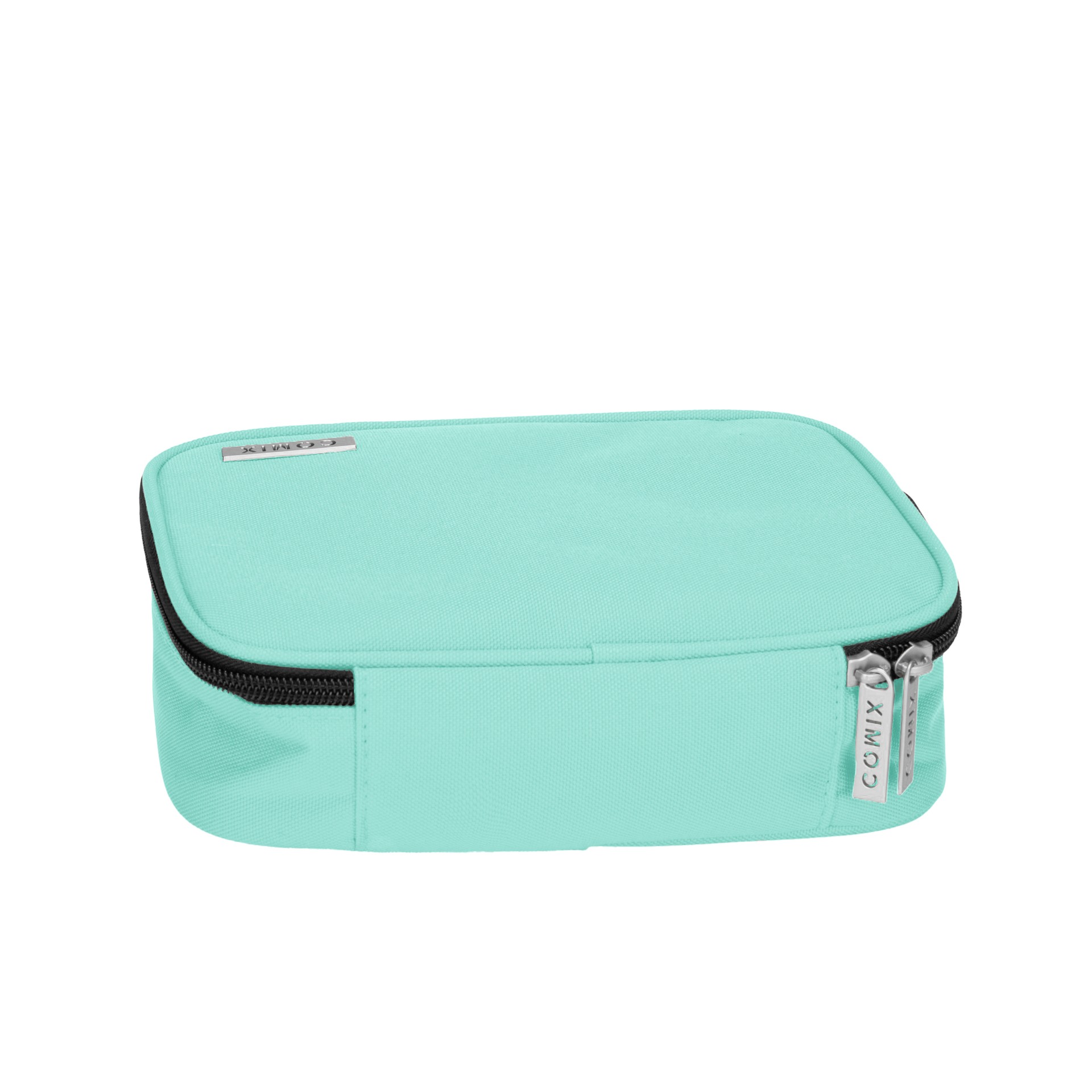Astuccio Rettangolare Organizzato Maxi Monocolore Acquamarina Comix - immagine 3