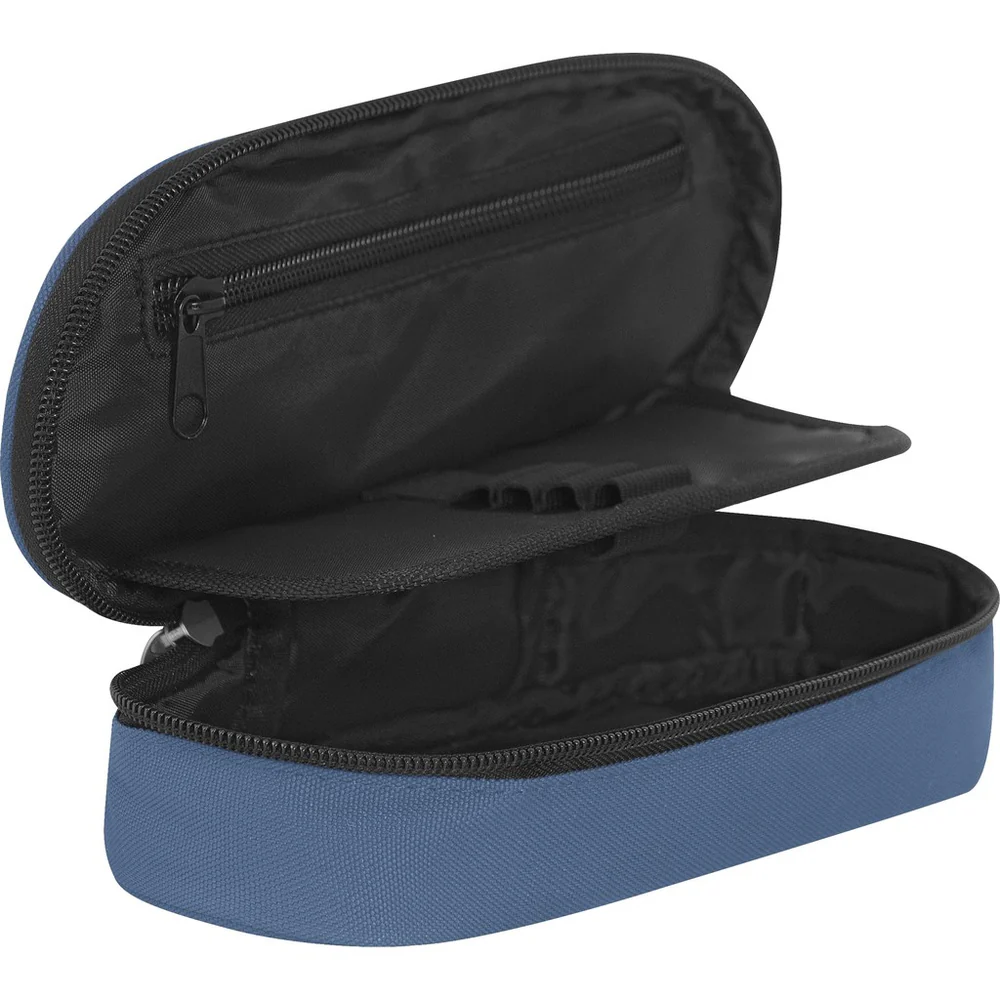 Astuccio Ovale Organizzato Monocolore Dusty Blue Comix - immagine 3