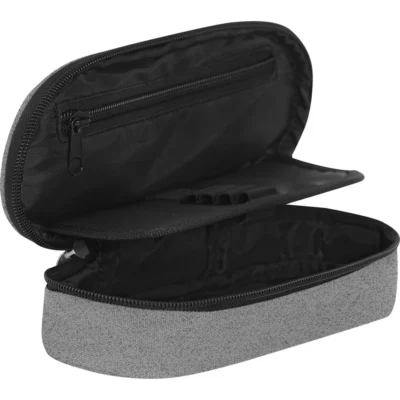 Alternative view of Astuccio Ovale Organizzato Monocolore Grigio Mel. Comix