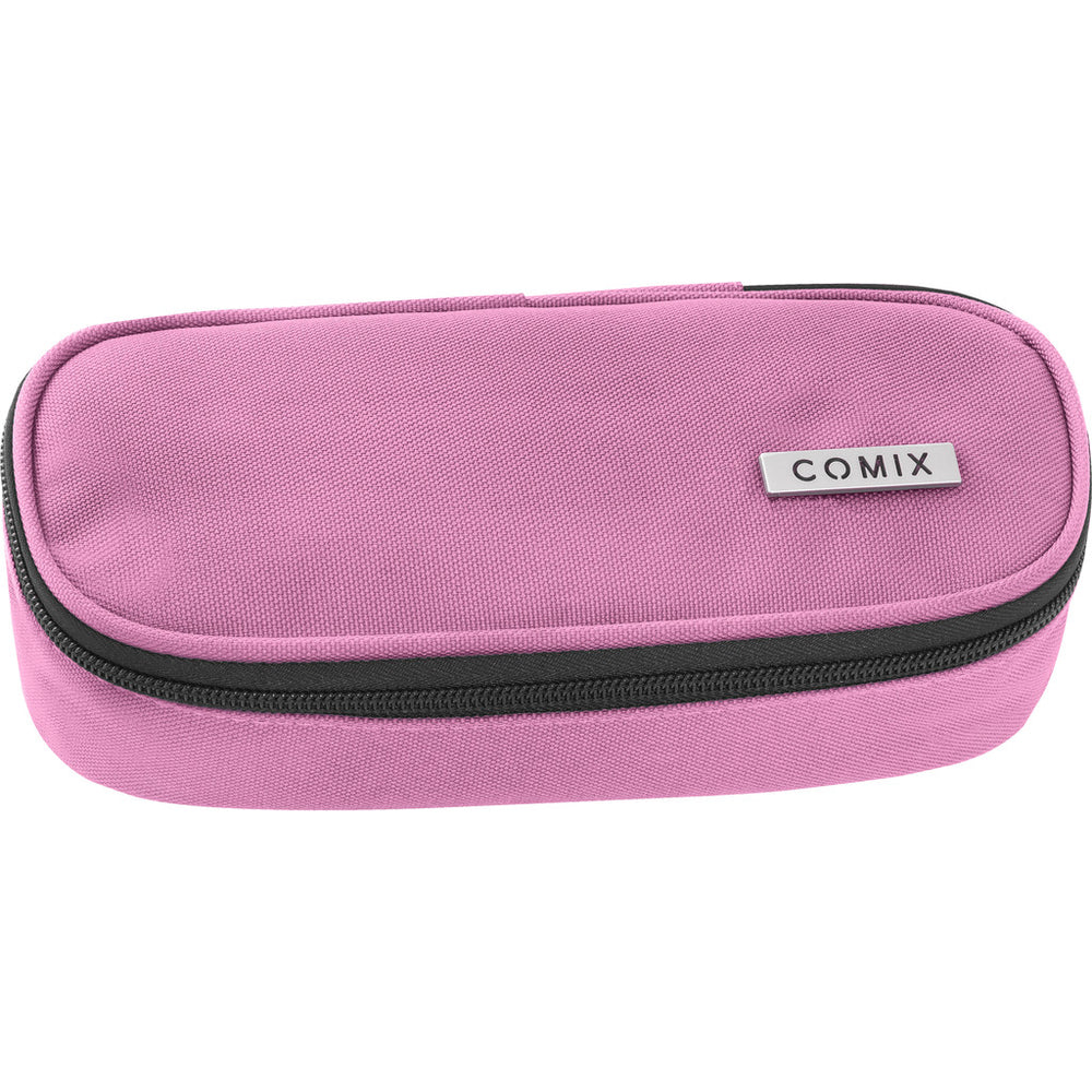 Astuccio Ovale Organizzato Monocolore Mauve Comix