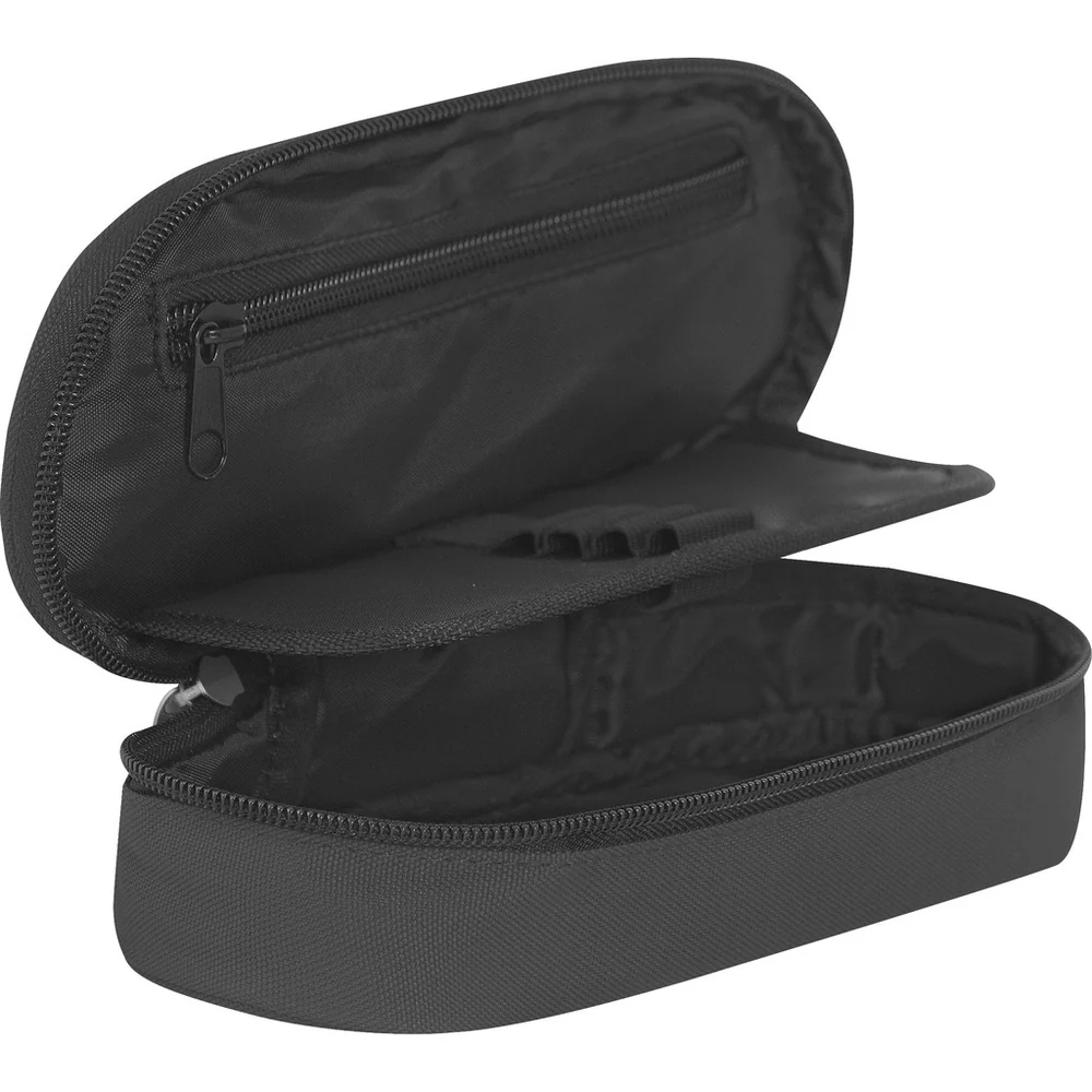 Astuccio Ovale Organizzato Monocolore Nero Comix - immagine 3