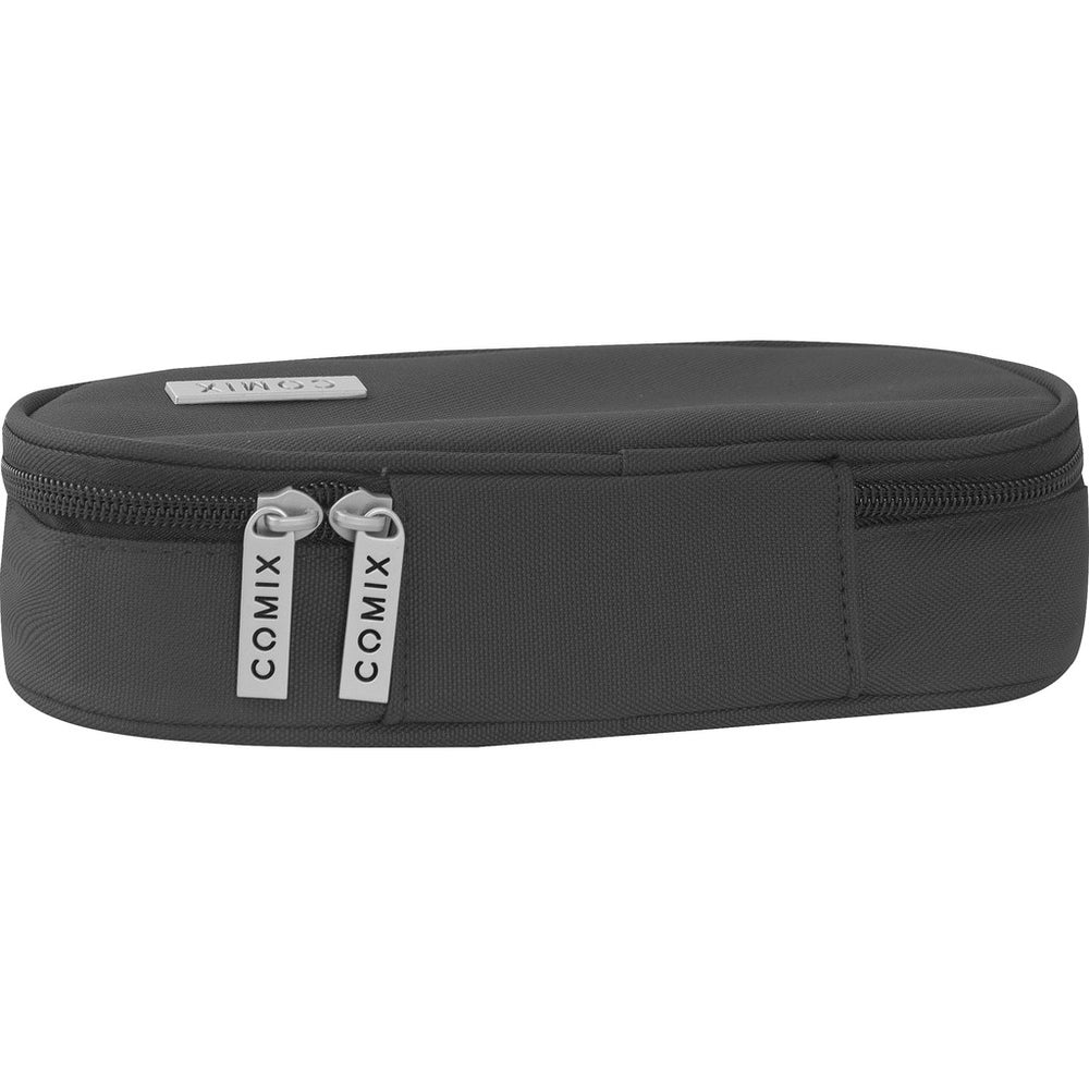 Astuccio Ovale Organizzato Monocolore Nero Comix - immagine 4