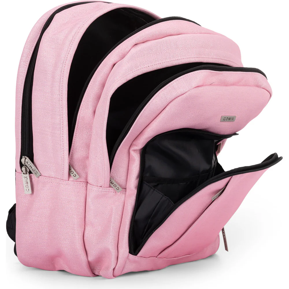 Zaino Organizzato Lurex Rosa Comix - immagine 3