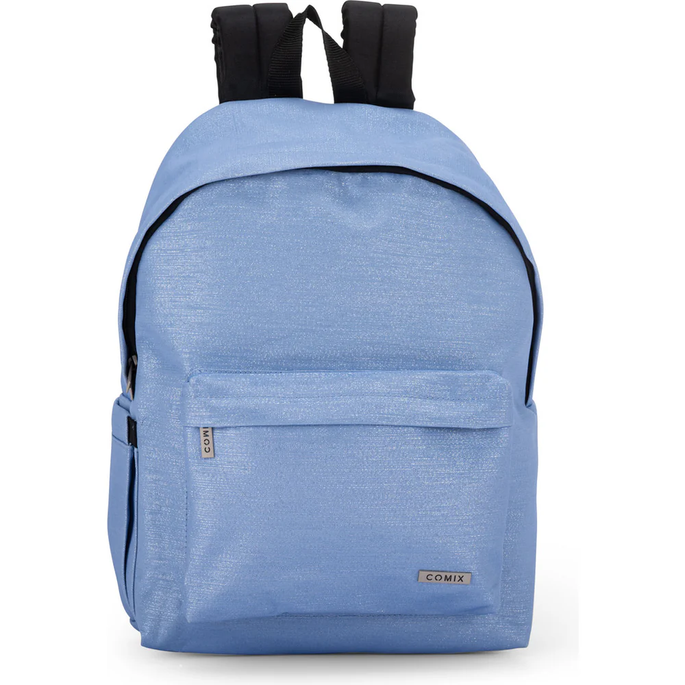 Zaino Americano Lurex Azzurro Comix