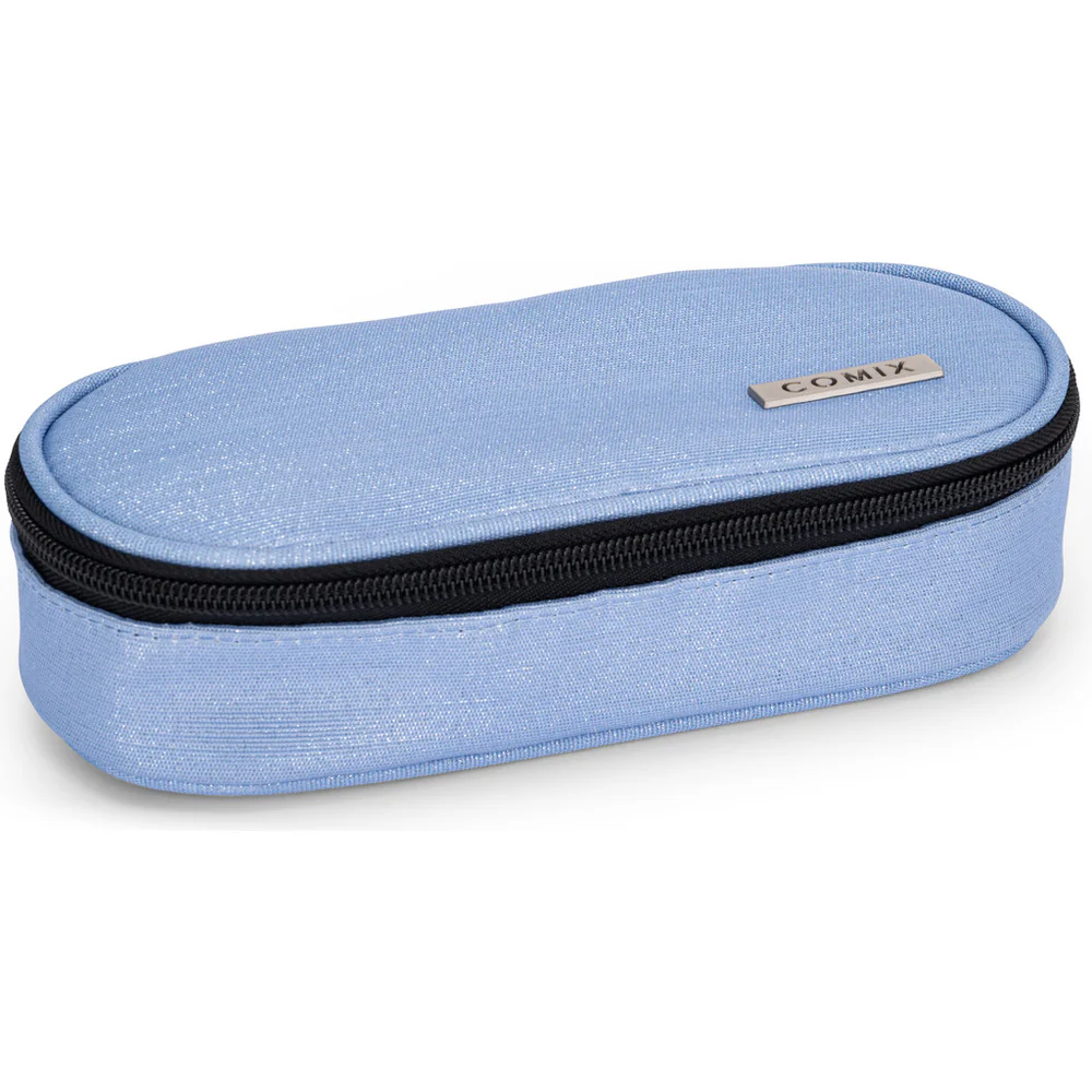 Astuccio Ovale Organizzato Lurex Azzurro Comix - immagine 3