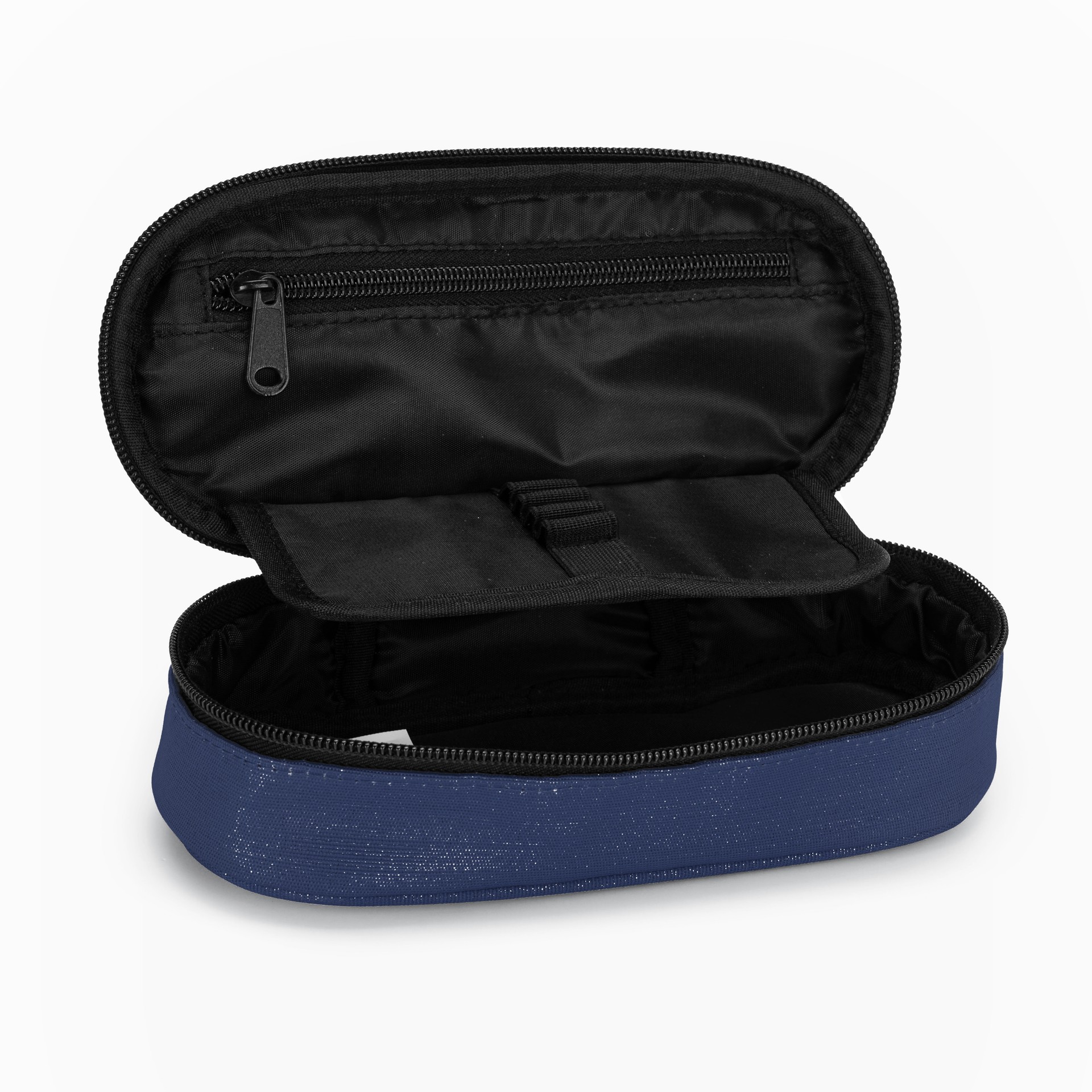 Astuccio Ovale Organizzato Lurex Blu Comix - immagine 3