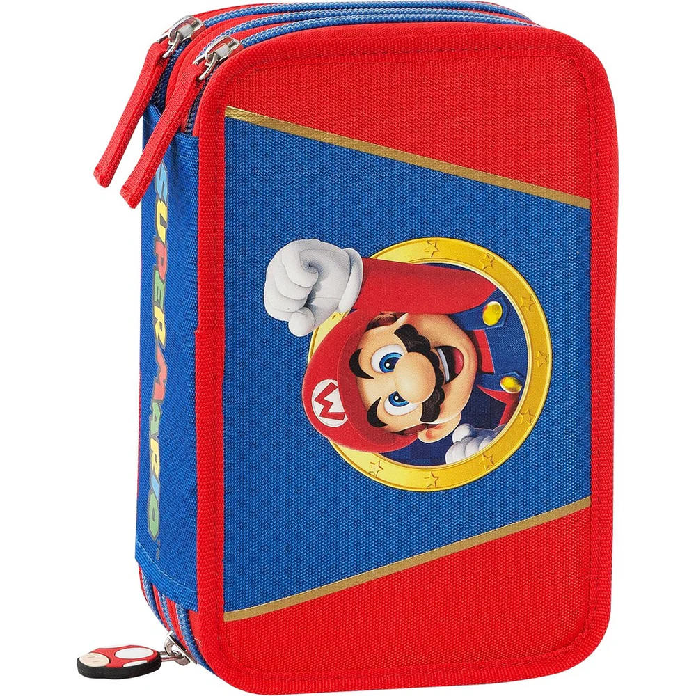 Astuccio Corredo 3 Zip Supermario