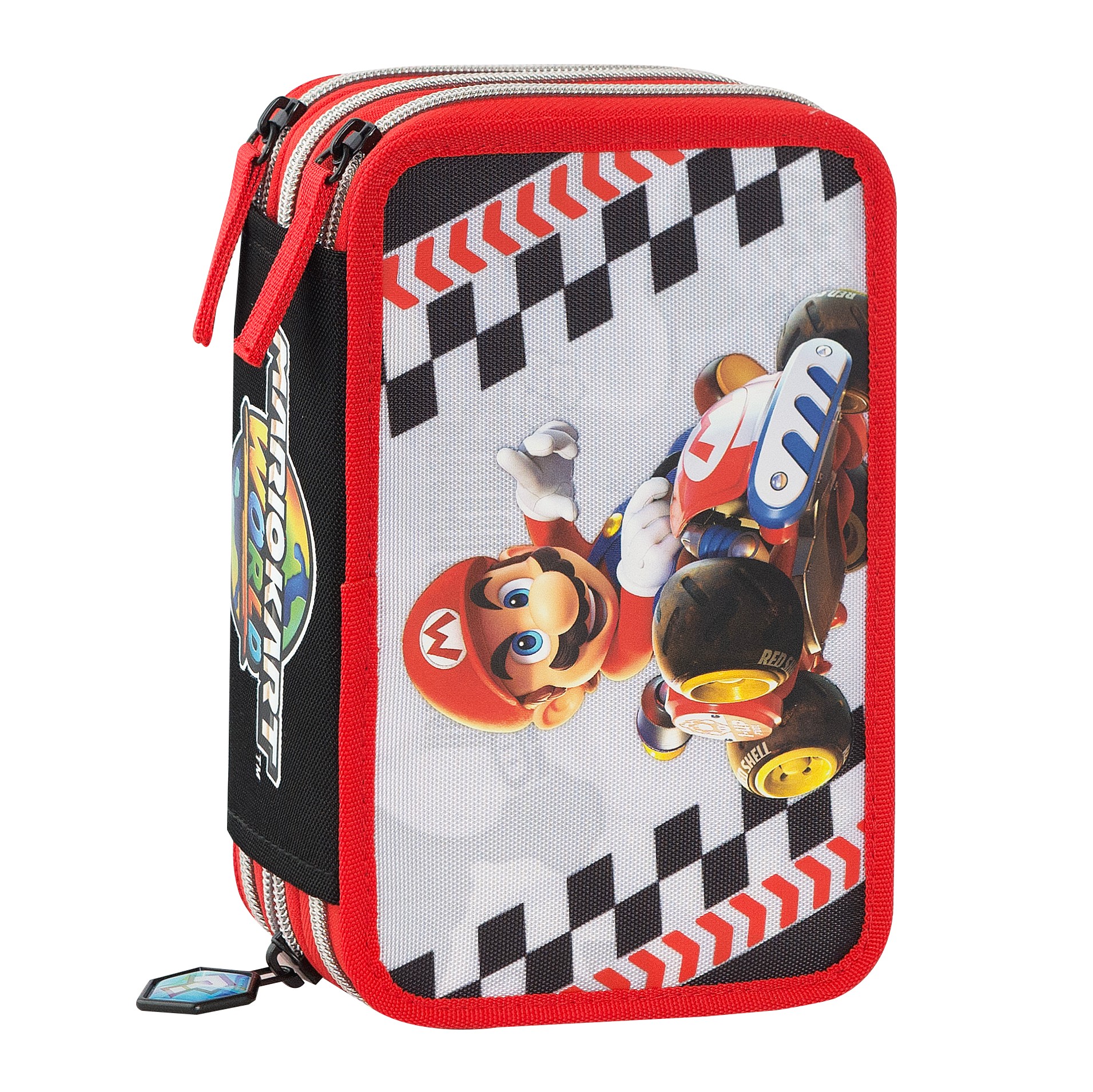Astuccio Corredo 3 Zip Mariokart