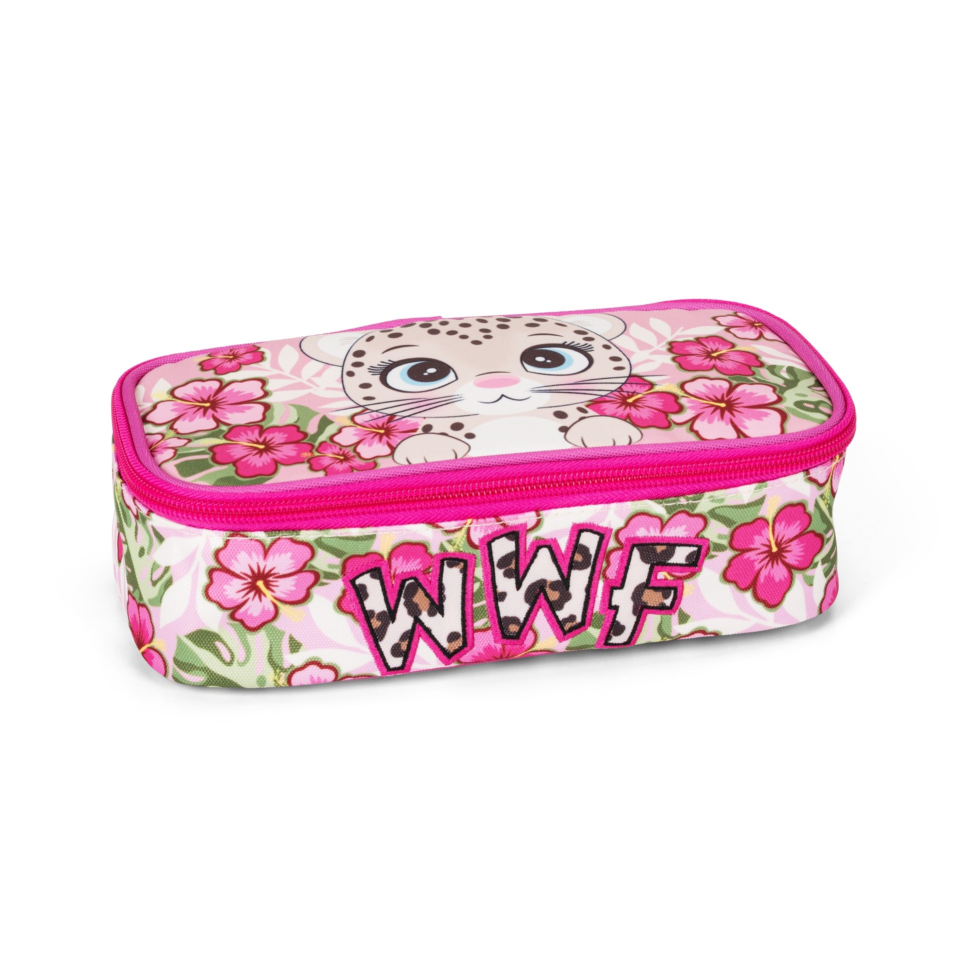 Astuccio Ovale Org. Wwf Illustrato Leopardo