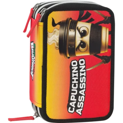 Astuccio Corredo 3 Zip Capuchino Skifidol Italian Brainrot