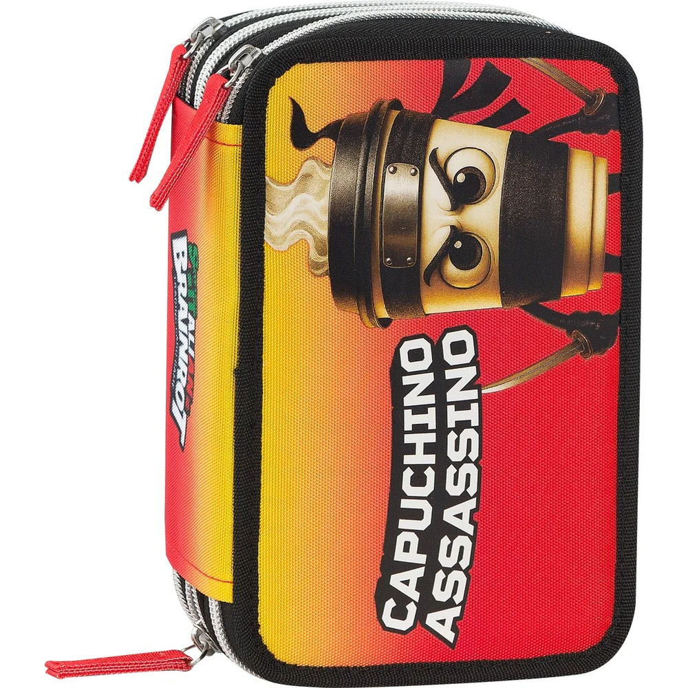 Astuccio Corredo 3 Zip Capuchino Skifidol Italian Brainrot