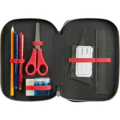 Alternative view of Astuccio Corredo 3 Zip Capuchino Skifidol Italian Brainrot