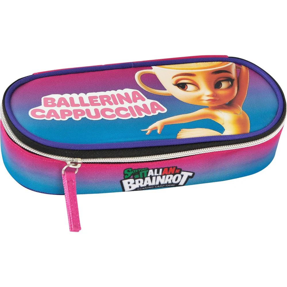 Astuccio Ovale Organizzato Ballerina Skifidol Italian Brainrot