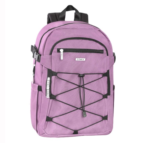 Zaino Organizzato Rope Monocolore Mauve Comix