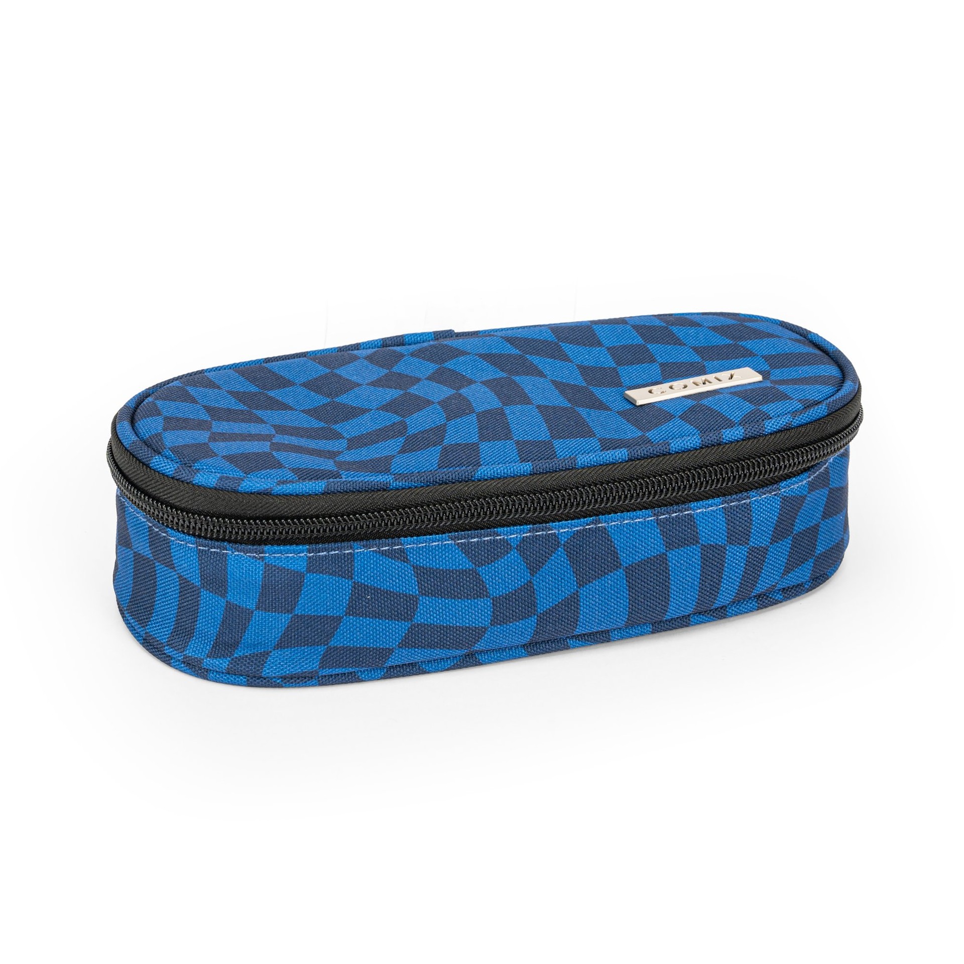 Astuccio Ovale Organizzato Allover Check Comix