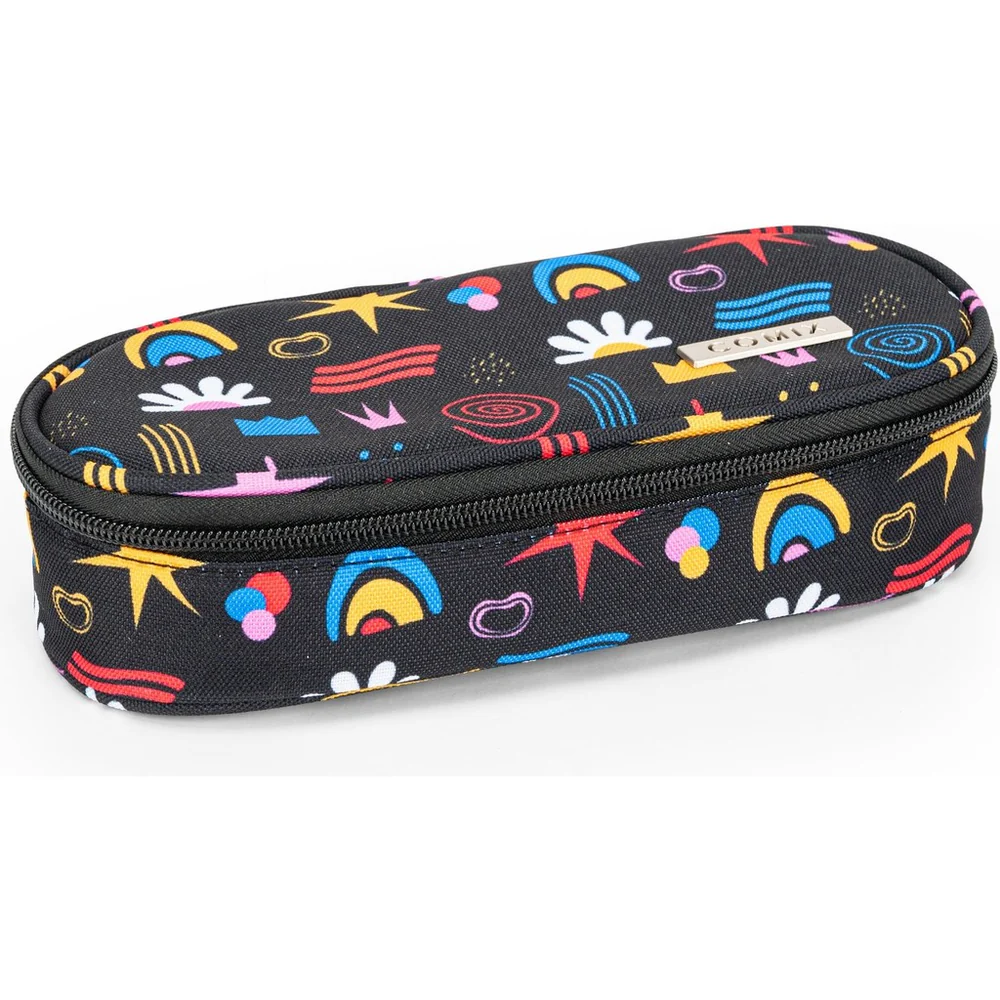 Astuccio Ovale Organizzato Allover Doodle Comix