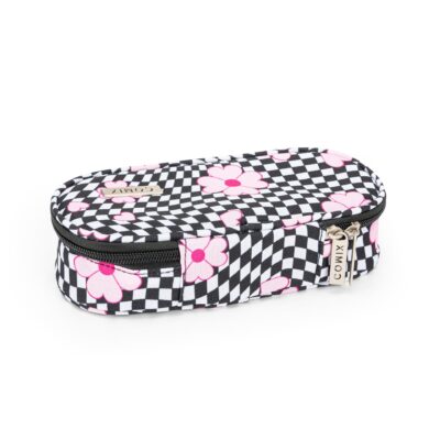 Alternative view of Astuccio Ovale Organizzato Allover Flower Check Comix