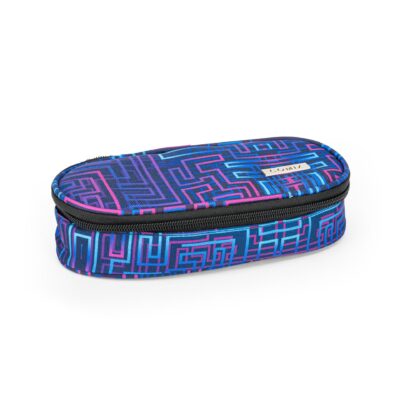 Astuccio Ovale Organizzato Allover Labyrinth Comix