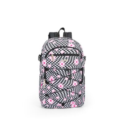 Zaino Organizzato Rope  Allover Flower Check Comix