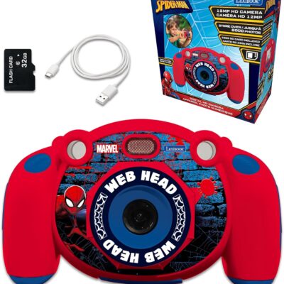 LEXIBOOK - Fotocamera Spiderman