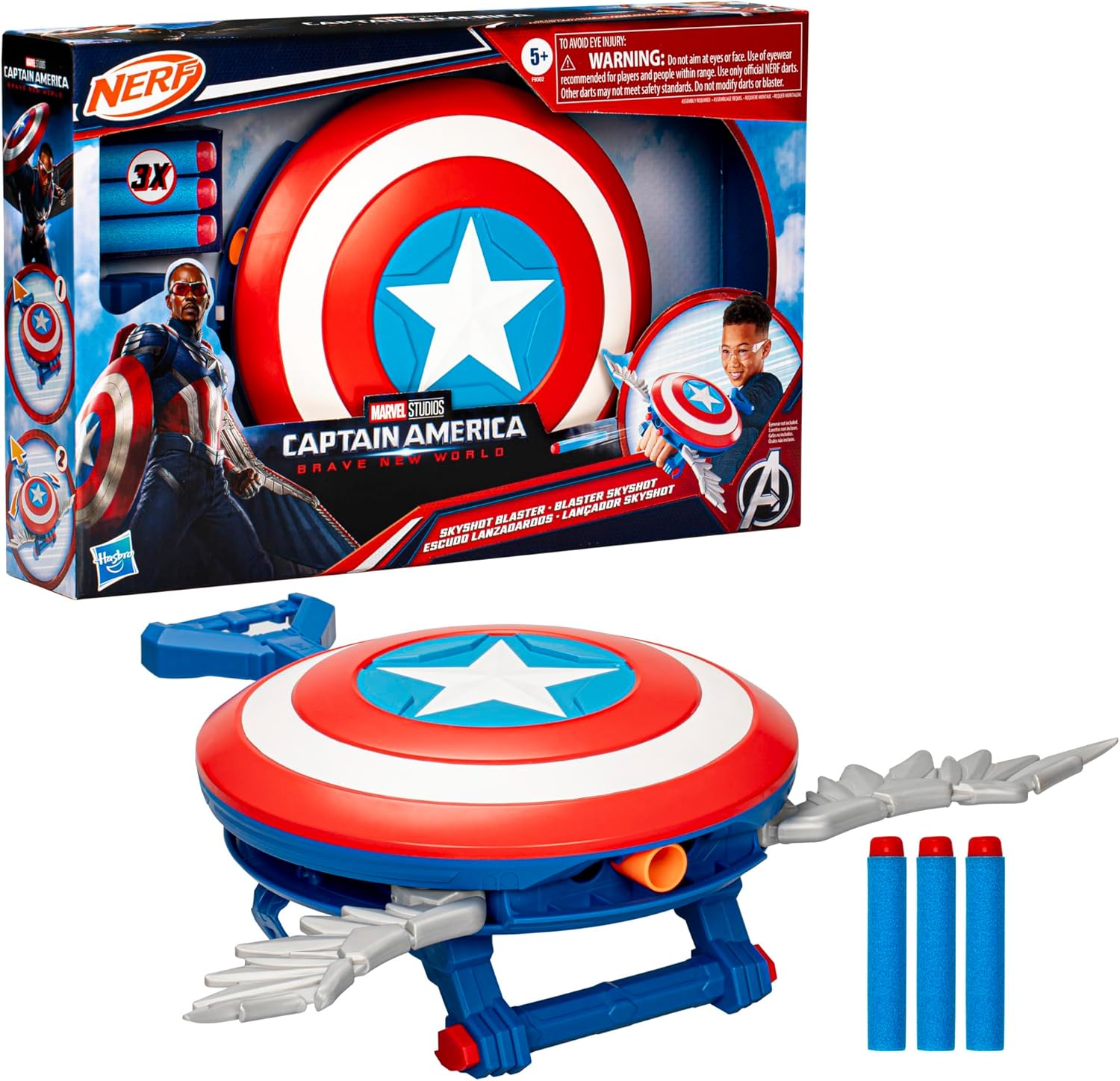Capitan America Nwo Scudo Nerf Roleplay F9302