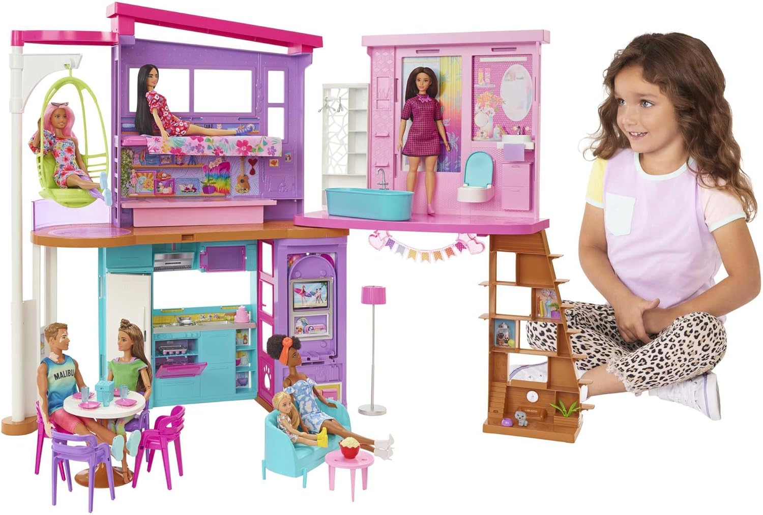 Barbie Casa Di Malibu New Hcd50 Canvass - immagine 3