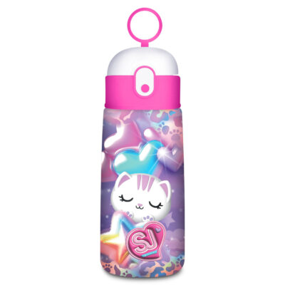 Borraccia Con Cannuccia Sj Gang Girl Cat