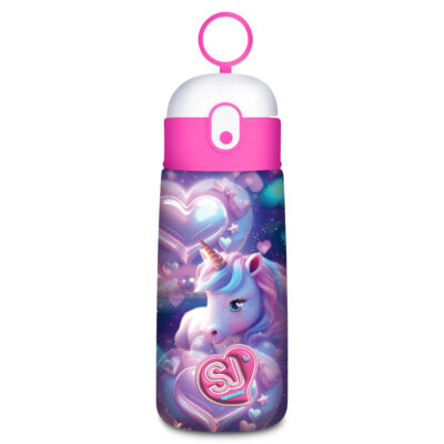 Borraccia Con Cannuccia Sj Gang Girl Unicorn
