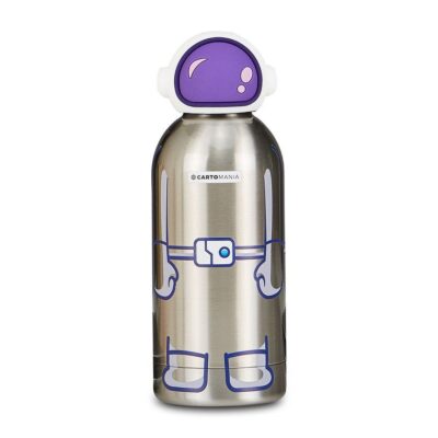 Bottle Con Tappo Sagomato 350Ml Spazio Cartomania Chill & Re